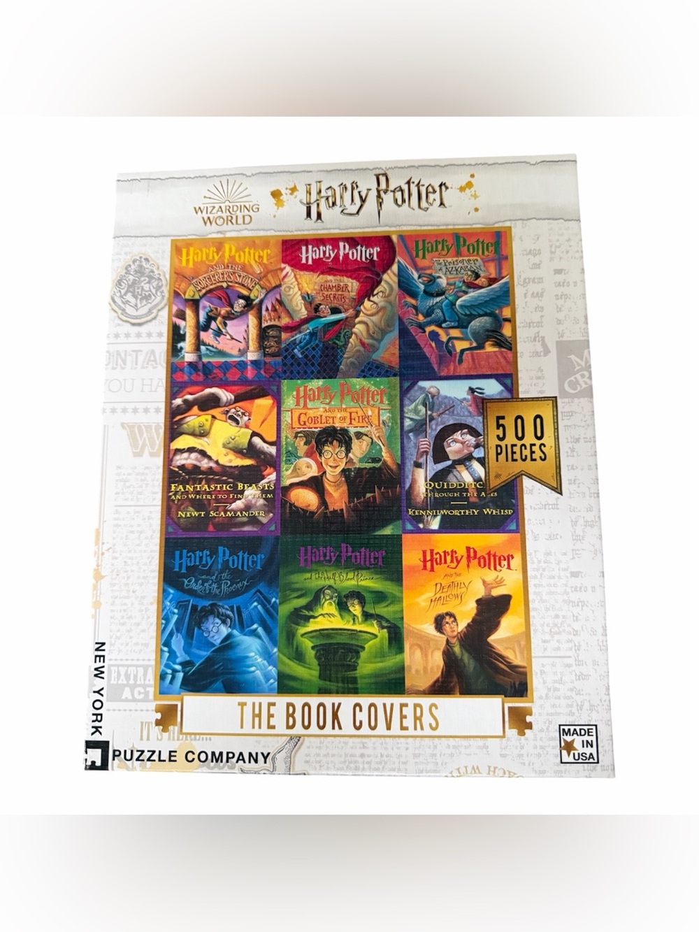 Harry Potter 500 Piece 18x24 The Book Covers Jigsaw Puzzle